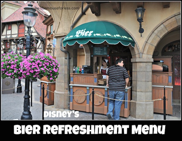 Bier Refreshment Stand at Epcot World Showcase #DisneyDining #Epcot