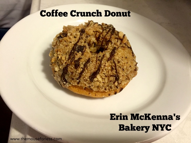 Coffee Crunch Donut at Erin McKenna’s Bakery at Disney Springs #DisneyDining #Disney Springs