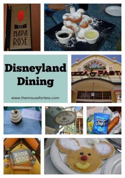 Disneyland Dining for Disneyland, California Adventure and More