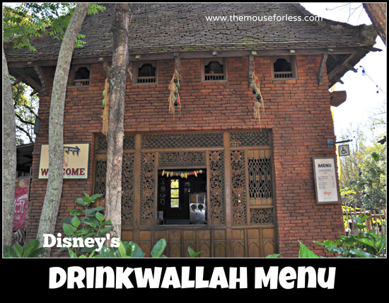 Drinkwallah Frozen Drinks Menu at Disney's Animal Kingdom #WaltDisneyWorld