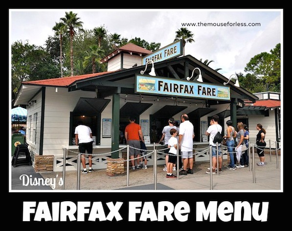 Fairfax Fare Menu at Disney's Hollywood Studios #DisneyDining #HollywoodStudios