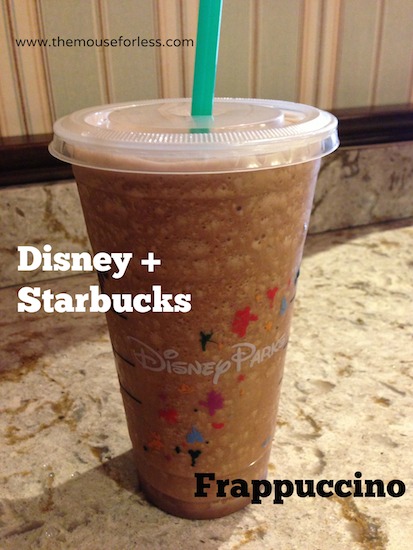 Frappuccino from Main Street Bakery Menu at Magic Kingdom #DisneyDining #MagicKingdom