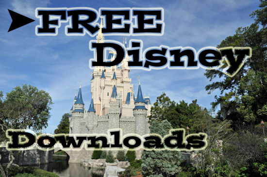 Free Disney Downloads from themouseforless.com #Disney #Travel #kids #Printable