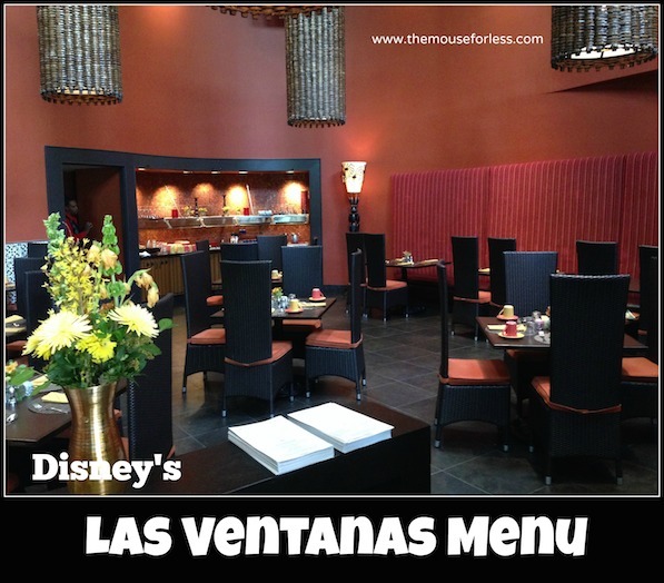 Las Ventanas Menu at Coronado Springs Resort #DisneyDining