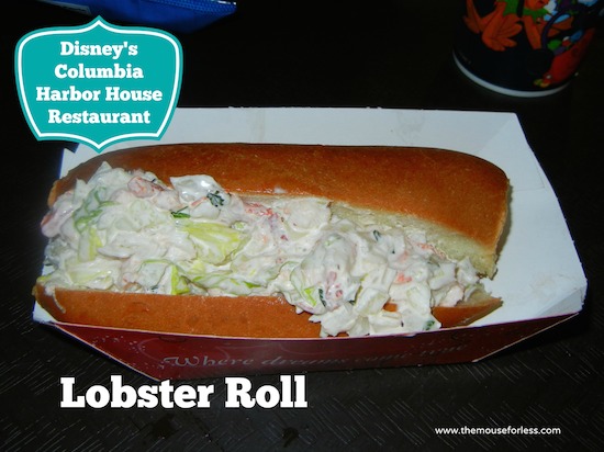 Lobster Roll at Columbia Harbour House in Disney's Magic Kingdom at Walt Disney World #DisneyDining #WDW