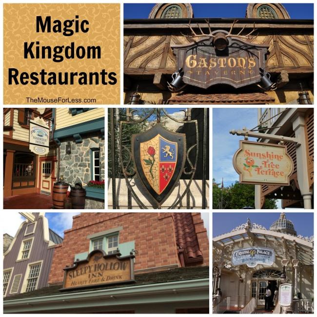 Magic Kingdom Restaurants at the Walt Disney World Resortr