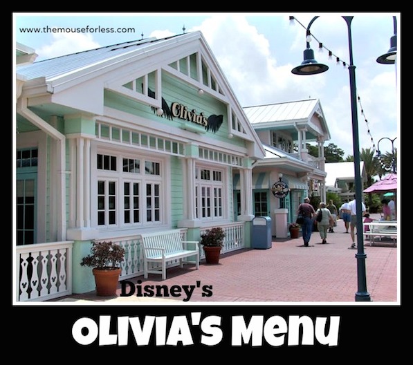 Olivia's Cafe Menu at Old Key West Resort #DisneyDining #OldKeyWest