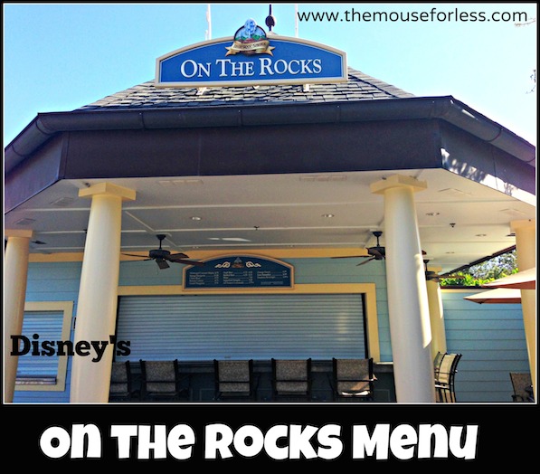 On the Rocks Pool Bar at Disney's Saratoga Springs Resort & Spac #DisneyDining #WDW