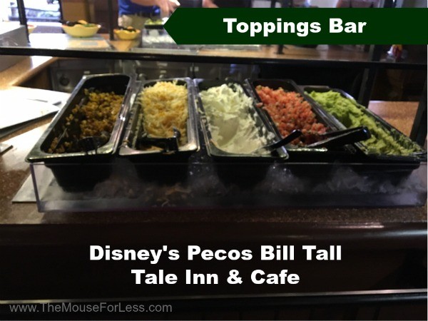 Pecos Bill Toppings Bar