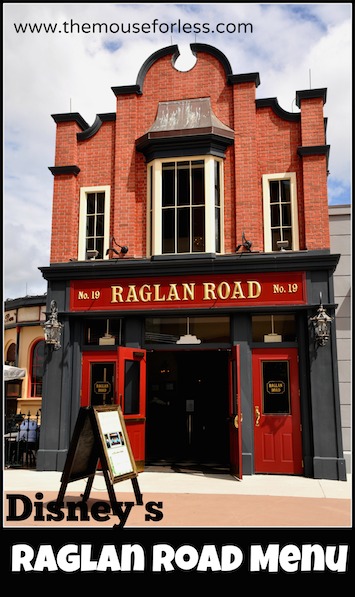 Raglan Road Menu at Disney Springs The Landing #DisneyDining #DisneySpring