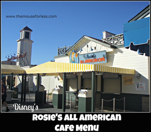 Rosie's All American Cafe at Disney's Hollywood Studios #DisneyDining #HollywoodStudios