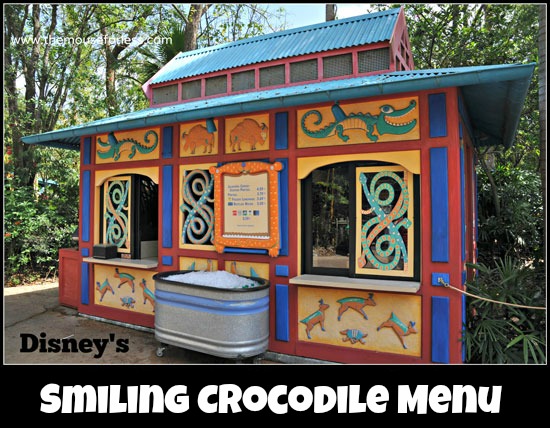 The Smiling Crocodile Menu | Disney's Animal Kingdom