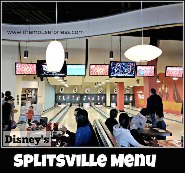 Splitsville Luxury Lanes Dining Menu at Disney Springs West Side #DisneyDining #DisneySprings