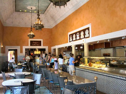 Tangierine Cafe interior