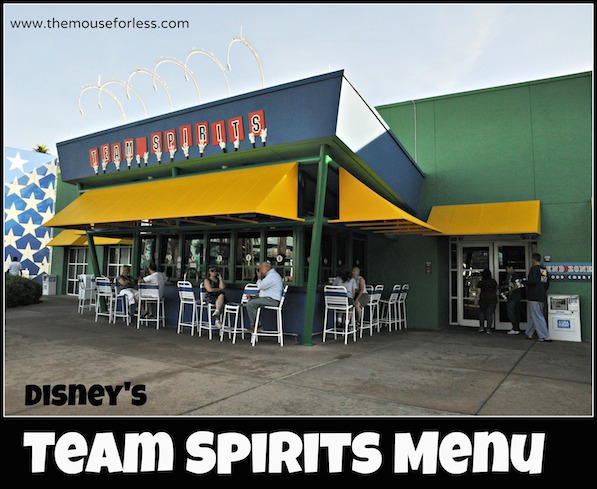Grandstand Spirits Pool Bar Menu at All-Star Sports Resort #DisneyDining #AllStarSports