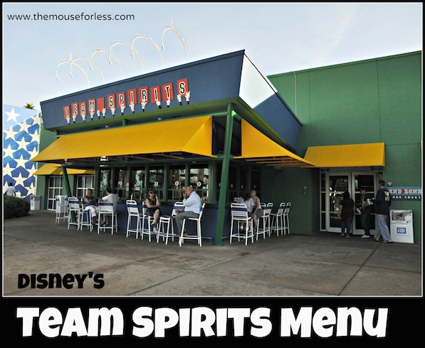 Grandstand Spirits Pool Bar Menu at All-Star Sports Resort #DisneyDining #AllStarSports