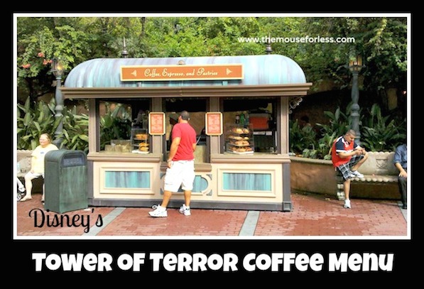 Tower of Terror Coffee Cart