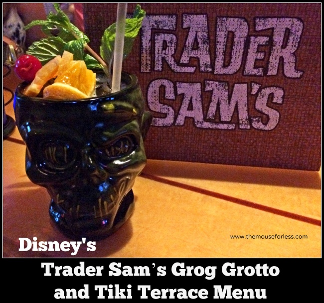 Trader Sam's Grog Grotto Menu