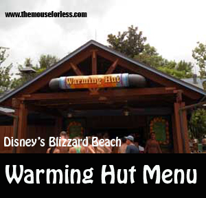 Warming Hut Menu