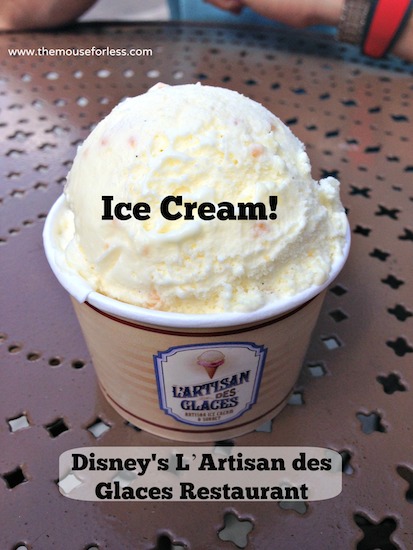 L’Artisan des Glaces Menu at Epcot World Showcase #DisneyDinning #Epcot