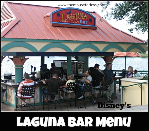 Laguna Pool Bar Menu at Coronado Springs Resort #DisneyDining #CoronadoSprings
