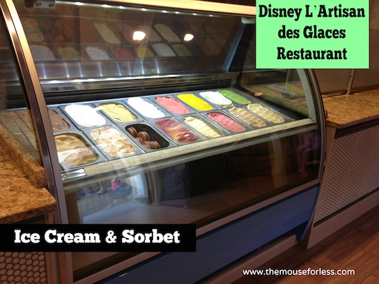 L’Artisan des Glaces Menu at Epcot World Showcase #DisneyDinning #Epcot