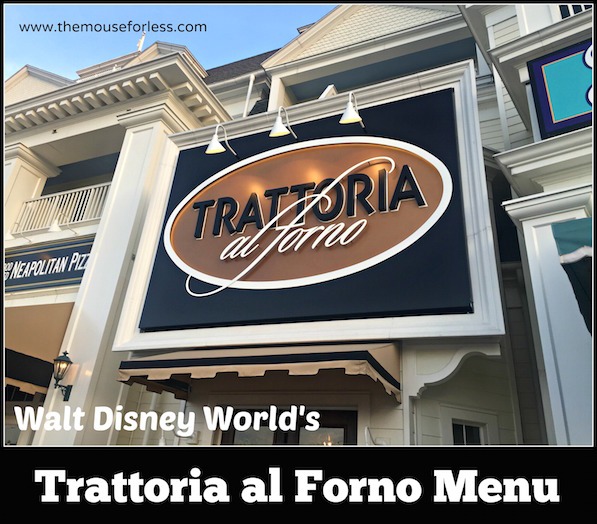 Trattoria al Forno Restaurant at Disney's BoardWalk Resort & Spa #DisneyDining #BoardwalkResort
