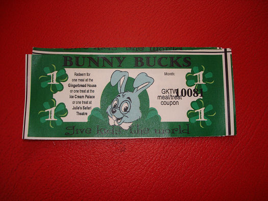 Give Kids The World Village Photo Bunny Bucks