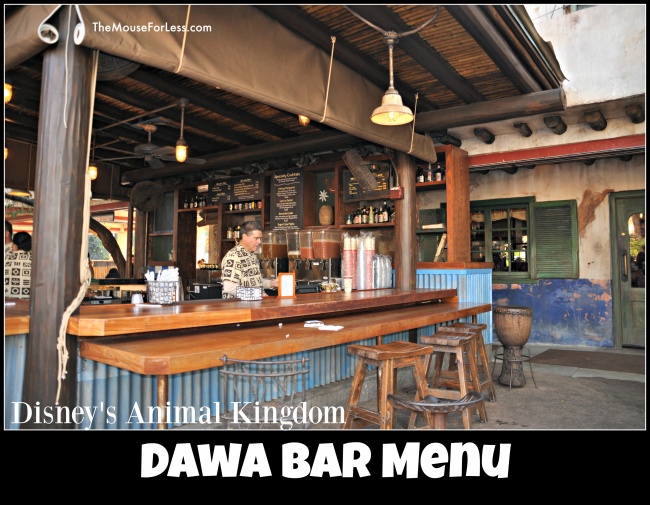 Dawa Bar menu