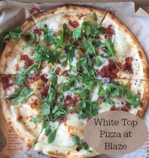 Blaze White Top Pizza