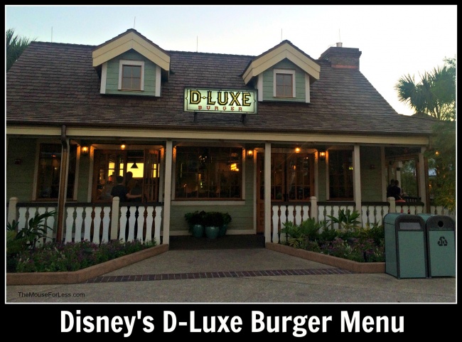 D-Luxe Burger Menu