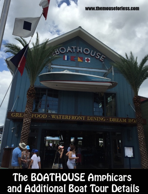 The BOATHOUSE Amphicars and Additional Boat Tours