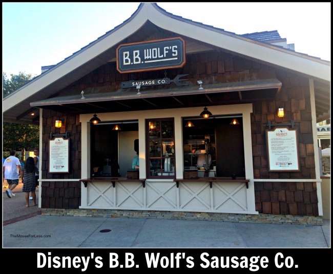 B.B. Wolf's Sausage Co. Menu
