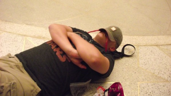 Napping in EPCOT