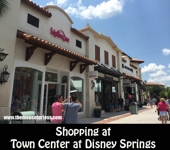 Shopping at Town Center at Disney Springs