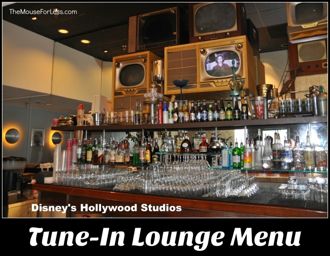 Tune-In Lounge Menu