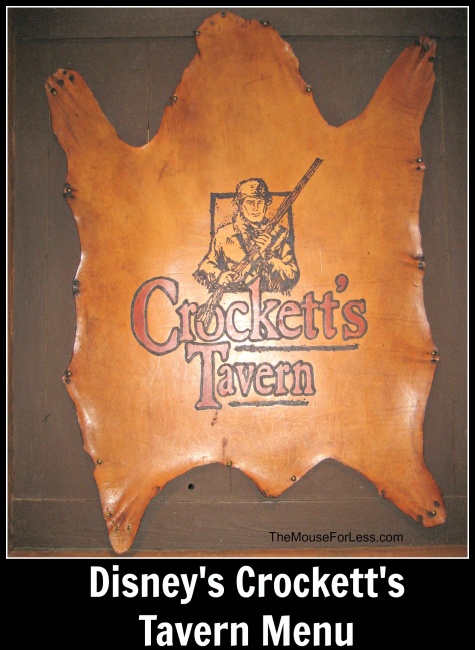 Crockett's Tavern Menu