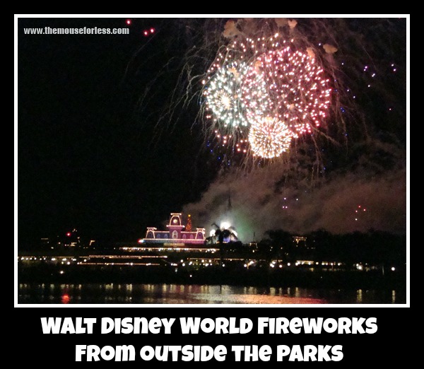 Watching Fireworks Outside The Parks Walt Disney World