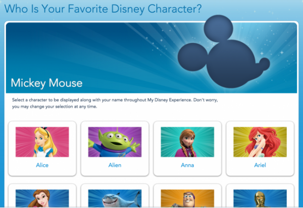 My Disney Experience Personalization