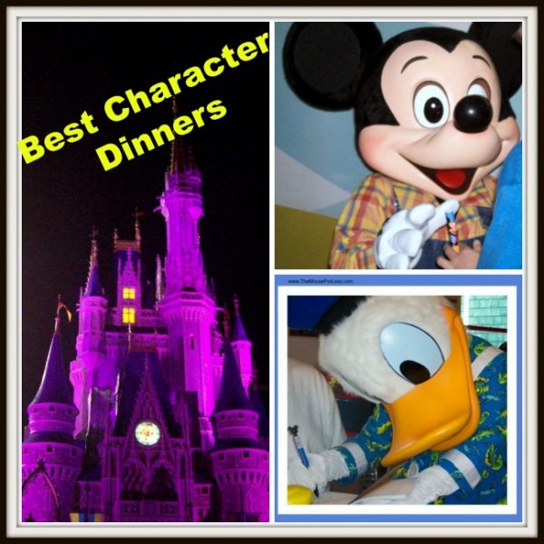 Walt Disney World Best Character Dinner