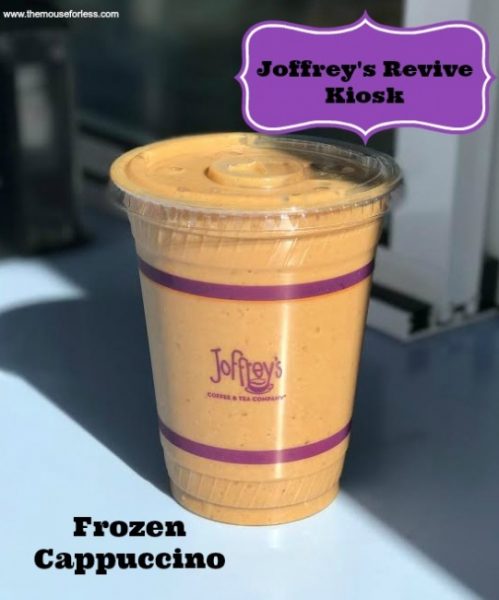 Frozen Cappuccino at Joffrey's Revive Kiosk