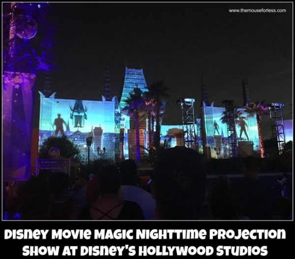 Disney Movie Magic Nighttime Projection Show at Disney's Hollywood Studios