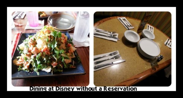 Tips for Dining at Walt Disney World without an Advanced Dining Reservation