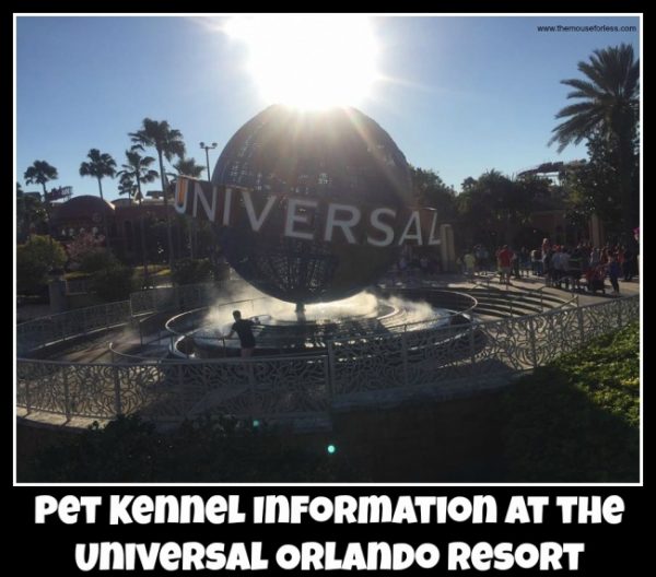 pet kennels at Universal Orlando Resort