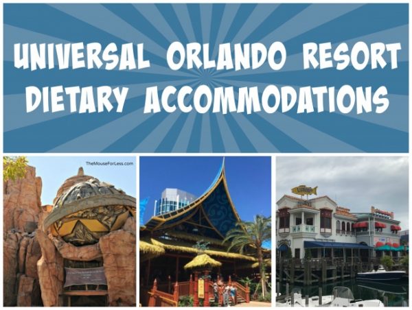 Dietary Accommodations at Universal Orlando Resort