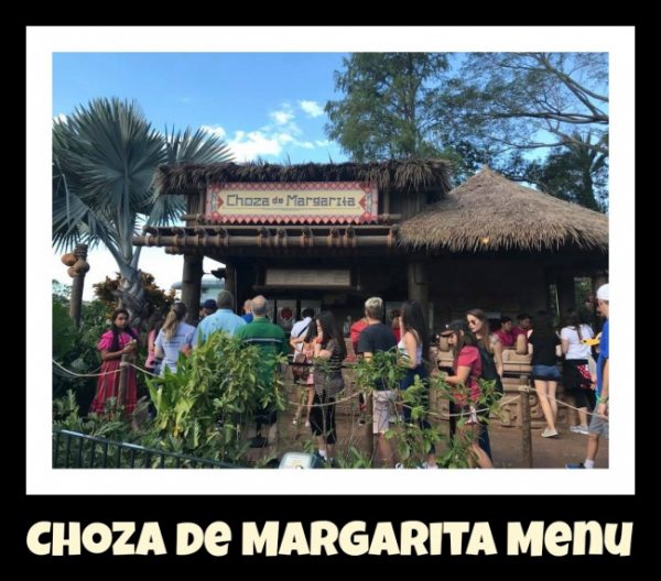 Choza de Margarita Menu