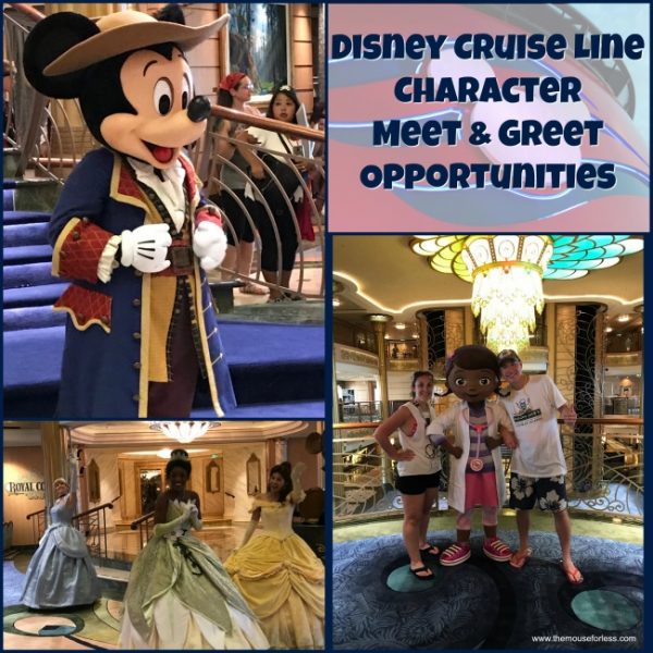 Disney Cruise Line Character Meet & Greet Information