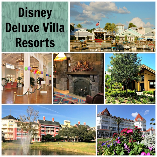 Walt Disney World Deluxe Villa Resorts