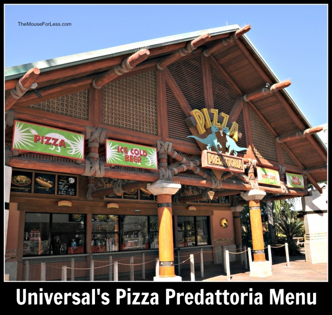 Pizza Predattoria Menu