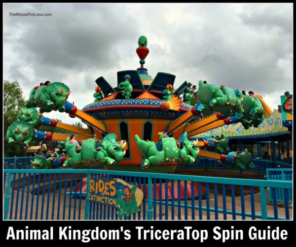 TriceraTop Spin Dinoland U.S.A. Disney's Animal Kingdom